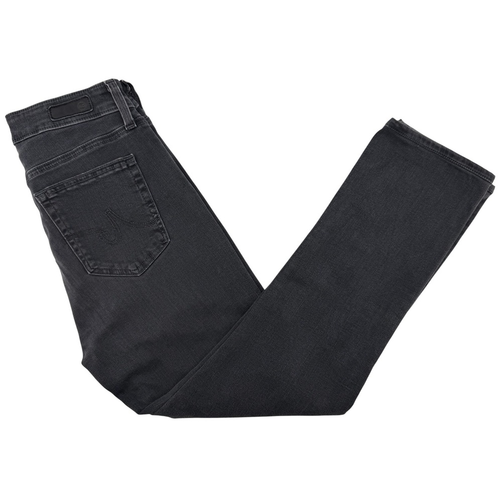 AG Adriano Goldschmied Women’s Straight Leg Jeans in Black